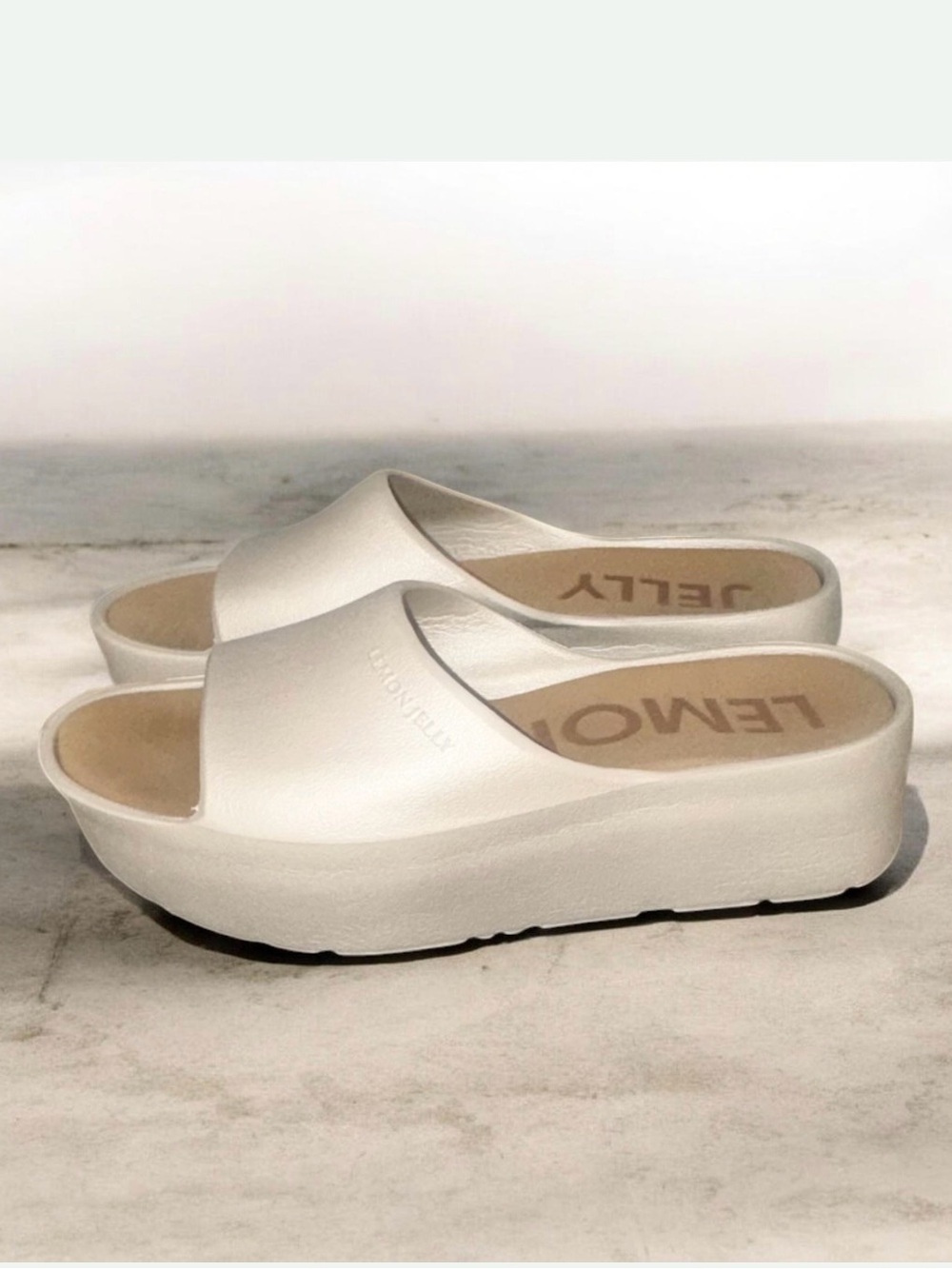 TIK TOK❤️ LEMON JELLY WEDGES summer slides women’s shoes size 38 US SIZE 7 7.5
